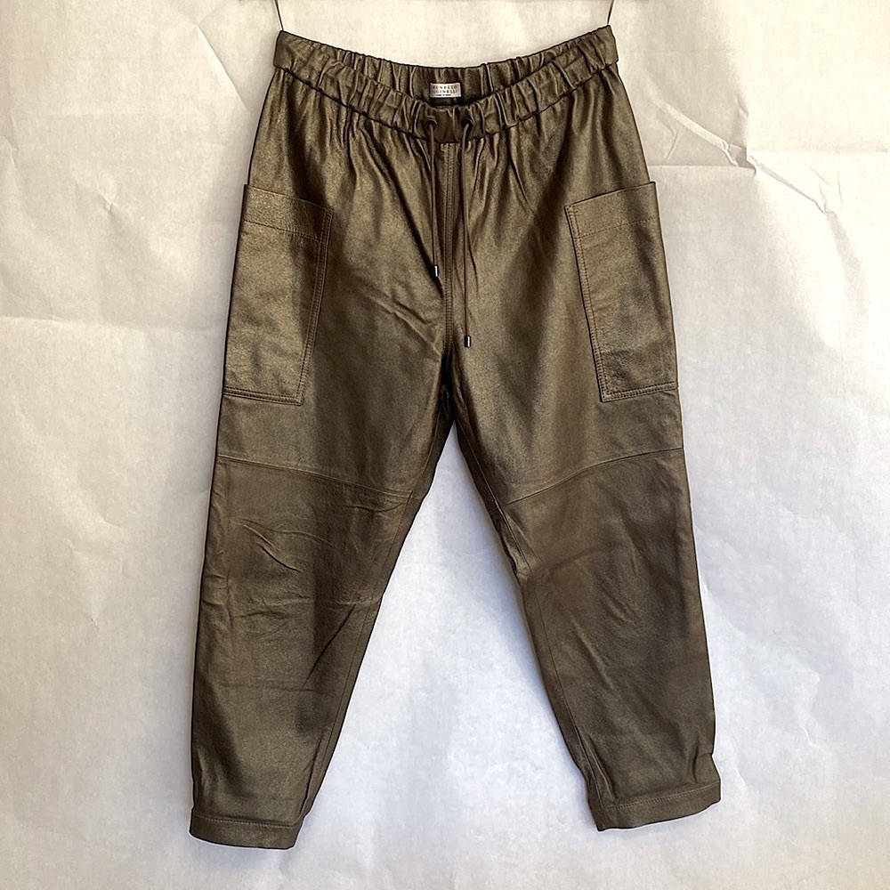 Brunello Cucinelli leather pants